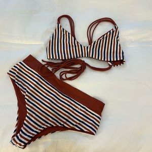 Boys and Arrows Bikini Set - red white and blue - 4th of July bikini